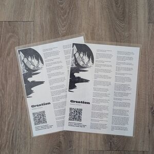 Classical Conversations Memory Master Cycle 2 Genesis 1 Laminated Proofing Sheet